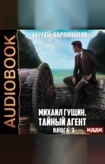 обложка книги Сергей Баранников "Михаил Гущин. Книга 3. Тайный агент"