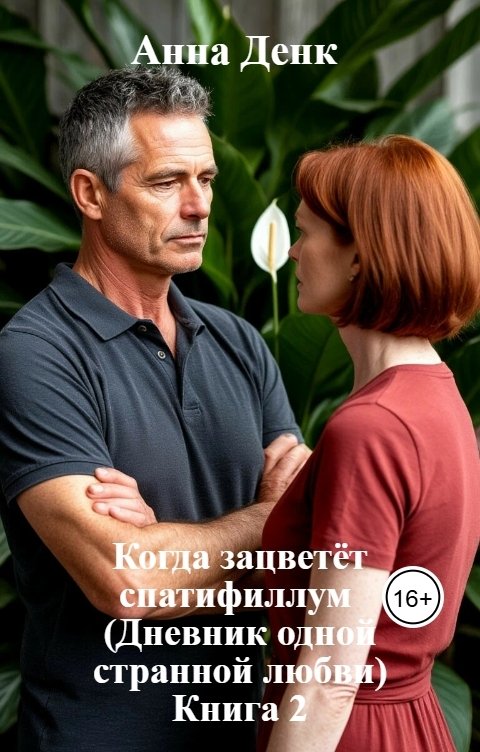 Обложка книги Анна Денк Когда зацветёт спатифиллум (Дневник одной странной любви). Книга 2