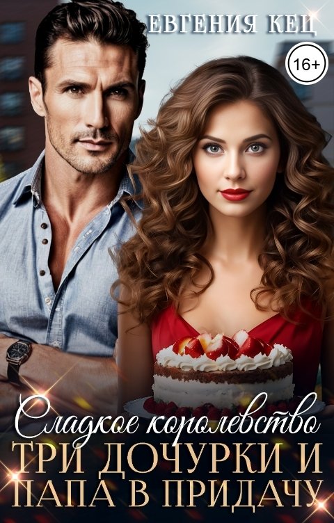 Обложка книги Евгения Кец Сладкое королевство. Три дочурки и папа в придачу