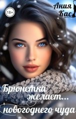 обложка книги Ания Кас "Брюнетка желает новогоднего чуда"