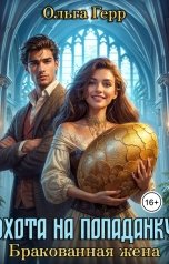 обложка книги Ольга Герр "Охота на попаданку. Бракованная жена"