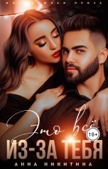 обложка книги Анна Никитина "Это всё из-за тебя"