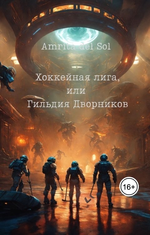 Обложка книги Amrita del Sol Хоккейная лига, или Гильдия Дворников