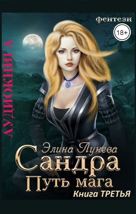 Обложка книги Элина Лунева Сандра. Путь мага. Книга третья