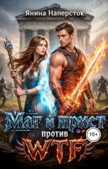 обложка книги Янина Наперсток "Маг и прист против WTF"