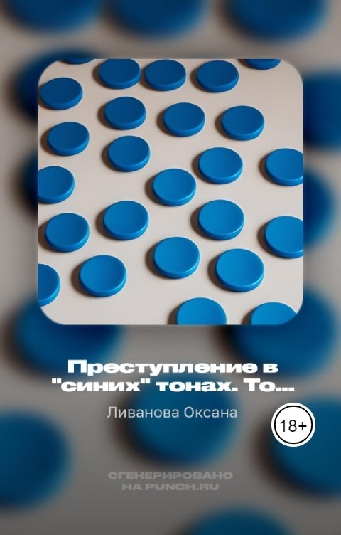 Обложка книги Ливанова Оксана Преступление в "синих" тонах. Том №3