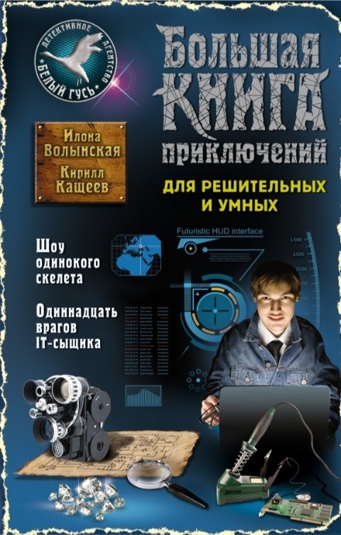 Обложка книги Илона Волынская, Кирилл Кащеев Шоу одинокого скелета/Одиннадцать врагов IT-сыщика