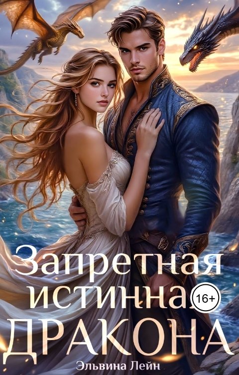 Обложка книги Эльвина Лейн Запретная истинная дракона. Искушение Его Высочества