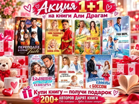 Изображение к посту «📢АКЦИЯ 1+1 ‼️ПОДАРКИ ОТ 200+ АВТОРОВ!!!🎁»